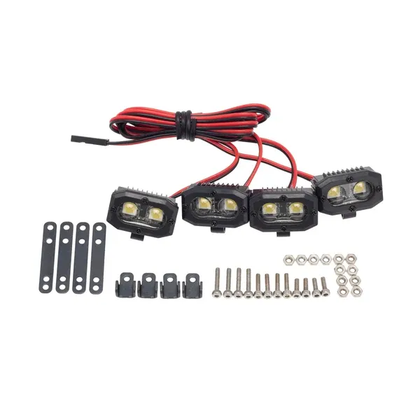 MEUS Racing RC-Crawler-Beleuchtung – LED-Scheinwerfer / Stoßstangenlicht