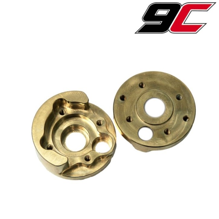 9C MONTY BRASS FRONT PORTAL KNUCKLE COVERS (2PCS)