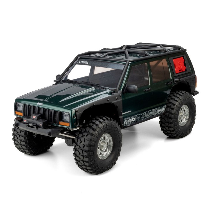 Axial 1/10 SCX10 III Jeep Cherokee XJ 4X4 RTR Brushed Rock Crawler, Green