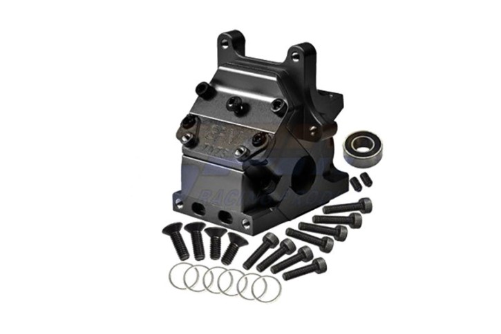 GPM Getriebegehäuse 7075-T6 Alu v/h schwarz für ARRMA