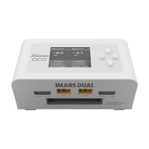 GensAce Imars Dual Channel Charger white
