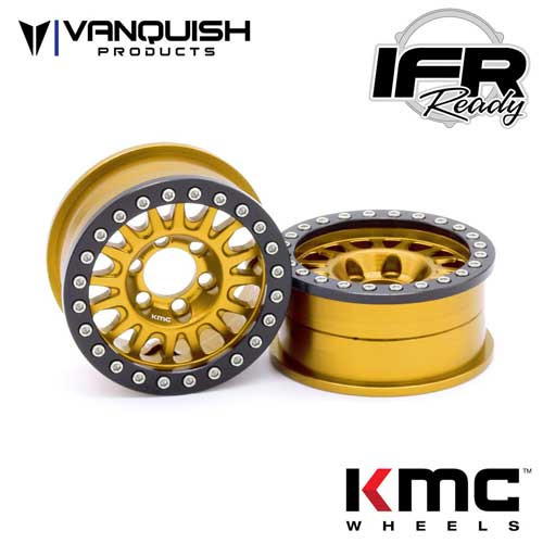KMC 1.9 KM445 Impact Anodized Gold