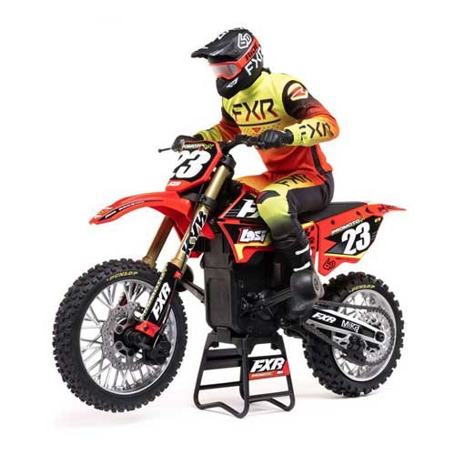 LOS06000 Losi 1/4 Promoto-MX Motorcycle RTR - Rot