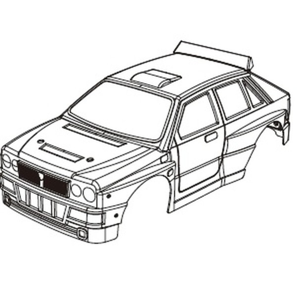 MJX RC Karosserie MX-1430L2 Lancia Delta