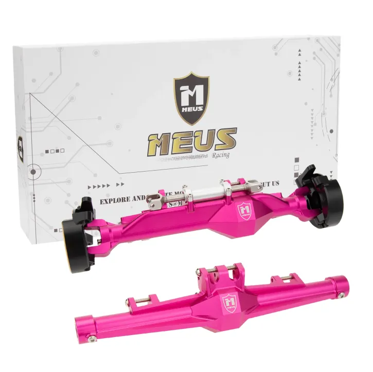 MEUS Racing Metal H10 Optic Vorder- und Hinterachsgehäuse Pink