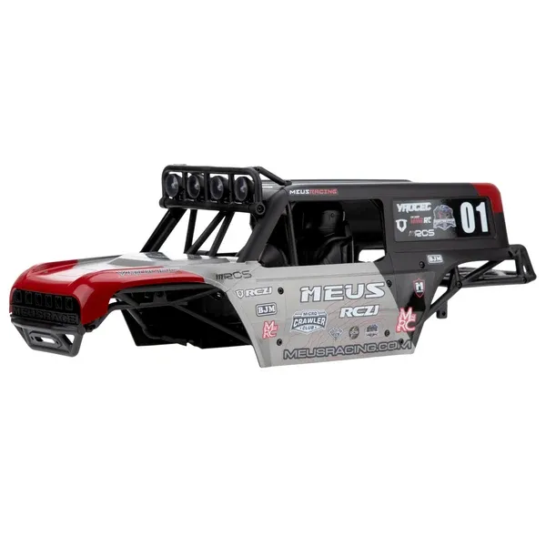 MEUS Racing MB10 Karosserie (ABS-Schale) und Nylon-Käfig Rot