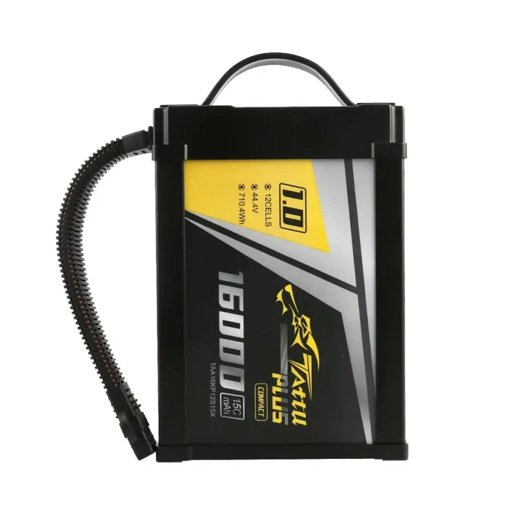 Tattu Plus 1.0 Compact 16000 mAh 12S 15C 44,4 V LiPo-Akkupack