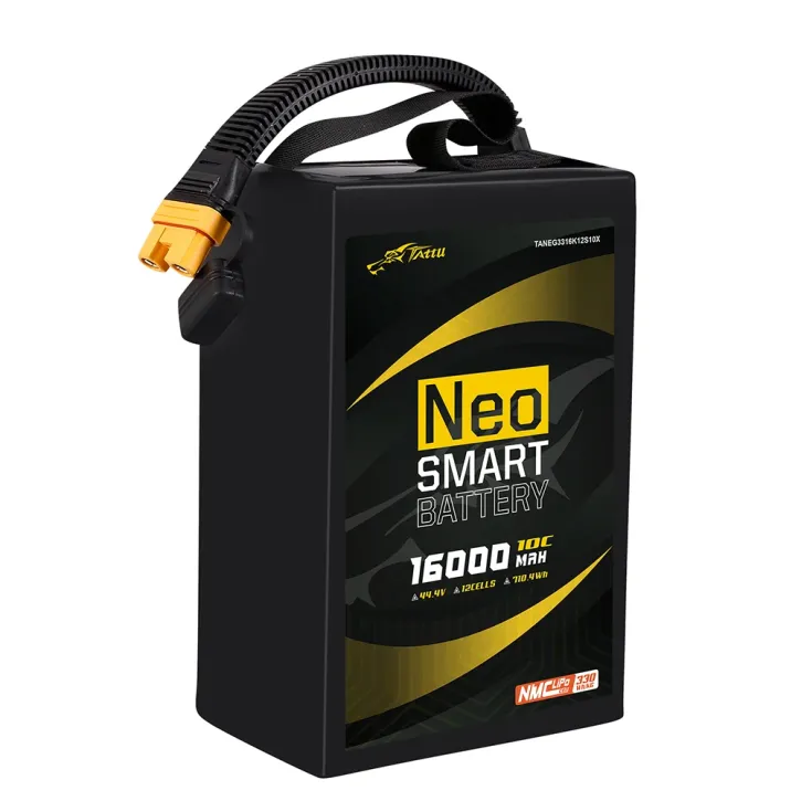 Tattu NEO 16000mAh 12S 10C 44,4V Smart-Akku mit AS150U-F-Stecker
