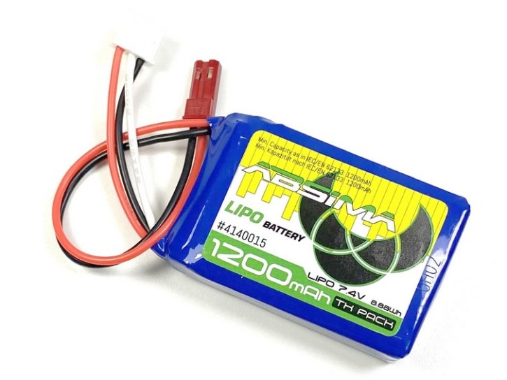 Absima TX LiPo 2S/7.4V 1200 SC (JST/BEC Plug)