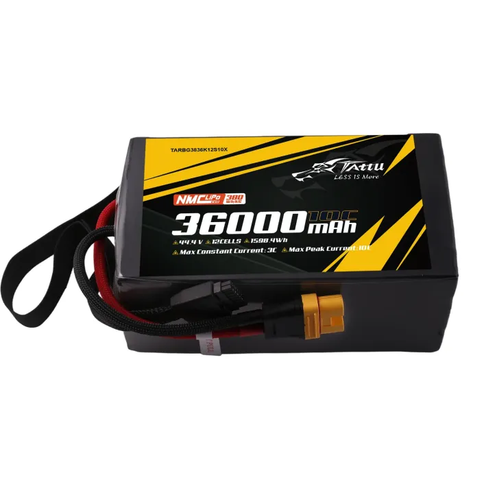 Tattu Semi-Solid-State-LiPo-Akkupack 36.000 mAh, 10C, 44,4 V, 12S