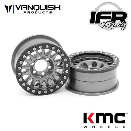 KMC 1.9 KM445 Impact Anodized Grey