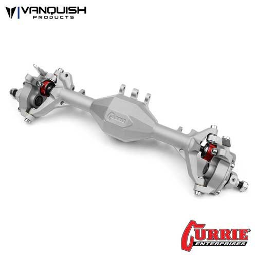 Vanquish Currie Portal F9 SCX10-II Front Axle - Clear