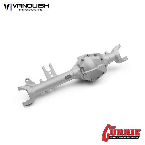 Vanquish Currie VS4-10 D44 Front Axle Clear Anodized
