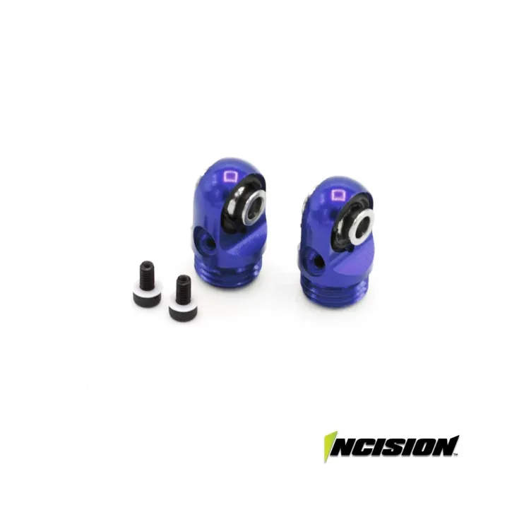 Incision 2S8E Machined Shock Cap Blue