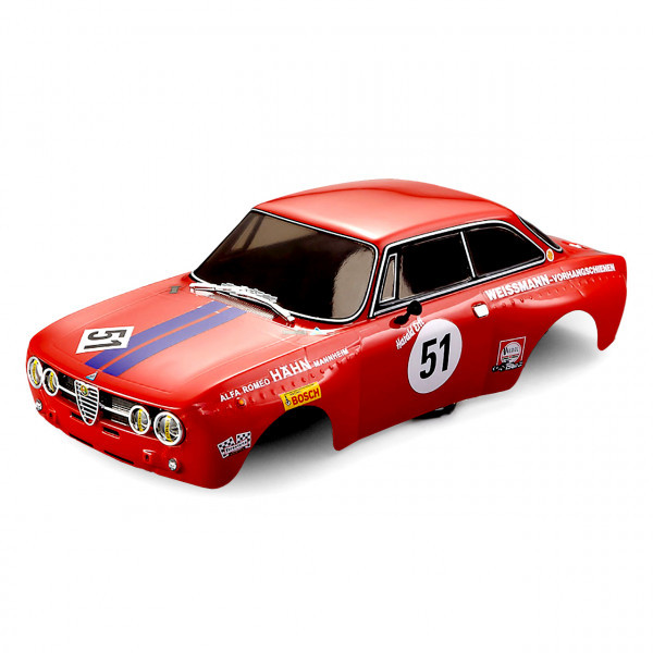 Killerbody Alfa Romeo 2000 GTAm Karosserie Rot 195mm RTU