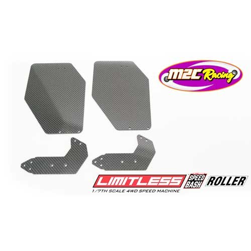 ​M2C 3205256 Carbon Fiber Rear Wing Mount and Plates
