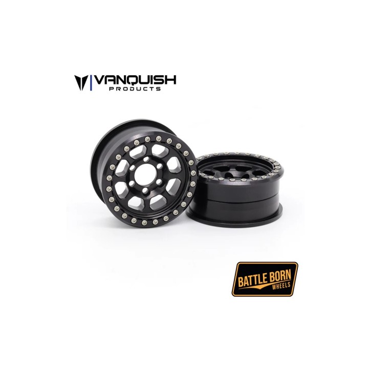 Vanquish Battle Born Wheels 1.9 Delta (Black | 2pcs)