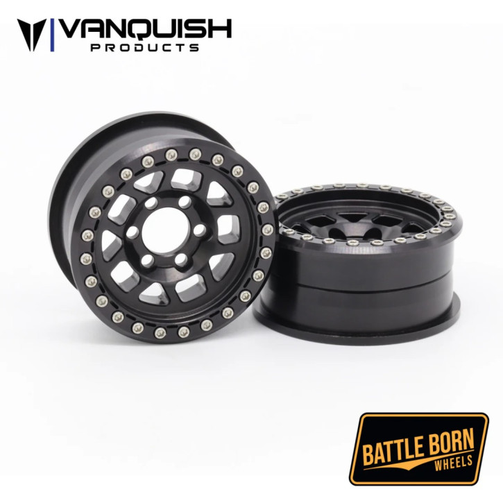 Vanquish Battle Born Wheels 1.9 Whiskey (Black | 2pcs)