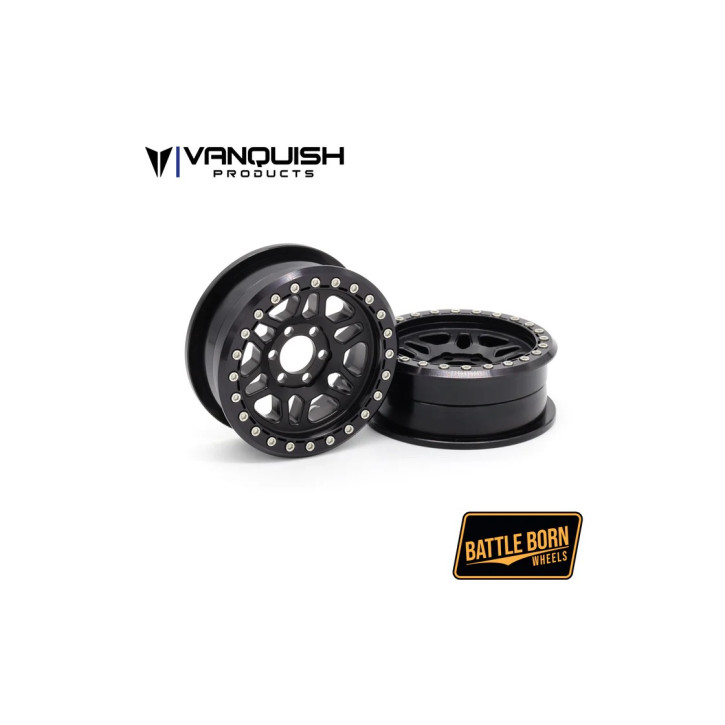 Vanquish Battle Born Wheels 2.2 Kilo (Black | 2pcs)
