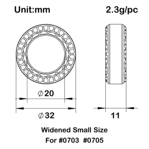 MEUS Racing superweiche Silikon-Reifeneinlagen für 0,7-Zoll-Reifen