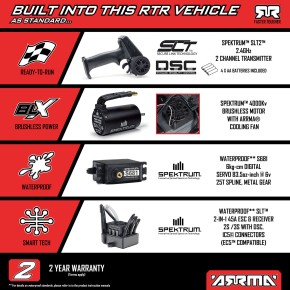 ARRMA 1/10 FREEDOM FLYER 223S 2WD RTR Brushless Monster Truck