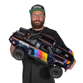 ARRMA 1/7 MOJAVE 6S 4X4 RTR Brushless Desert Truck, Blue