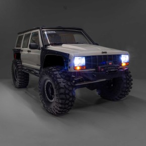 Axial 1/10 SCX10 III Jeep Cherokee XJ 4X4 RTR Brushed Rock Crawler, White