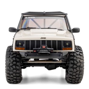 Axial 1/10 SCX10 III Jeep Cherokee XJ 4X4 RTR Brushed Rock Crawler, White