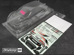 BittyDesign A3-F 1/10 clear body 190mm for front wheel drive car