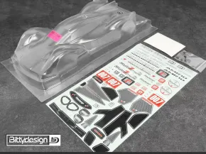 BittyDesign - AMR10 clear Hypercar body 1/10 190mm
