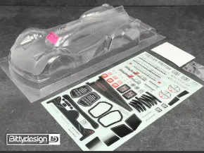 BittyDesign - GLH-007 clear Hypercar body 1/10 190mm