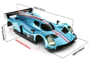 BittyDesign - GLH-007 clear Hypercar body 1/10 190mm