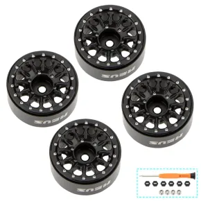 MEUS Racing 0,7-Zoll Beadlock-Felgen, Tiefbettfelgen für 1/30 Axial SCX30