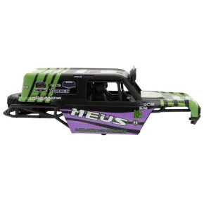 MEUS Racing MB18 Karosserie- und Chassis-Rahmen-Set (Grün/Pink)