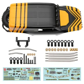 MEUS Racing MB18 Karosserie- und Chassis-Rahmen-Set (Orange)