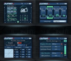 DumboRC 16-Kanal Stickfernsteuerungsset "DRC16P" 2.4GHz
