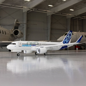 Airbus A320neo Twin 64mm EDF BNF Basic with AS3X+ and SAFE Select