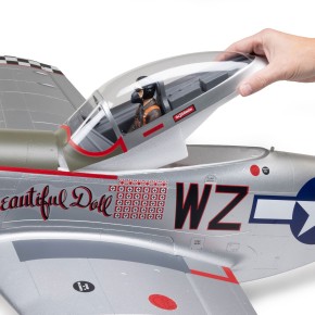 E-flite P-51D Mustang "Big Beautiful Doll" 1.5m BNF Basic