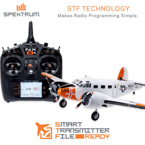 Beechcraft D18/RC-45J 1.5m BNF Basic with AS3X+ and SAFE Select