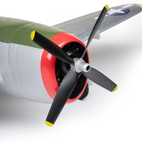 E-flite Micro P-47 Thunderbolt 625mm BNF Basic with AS3X+ and SAFE Select