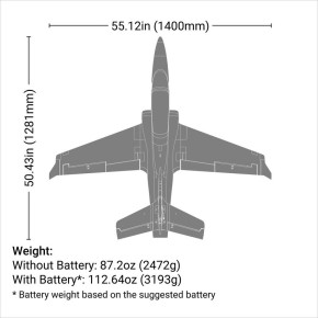 Viper 90mm EDF Jet BNF Basic with AS3X and SAFE Select