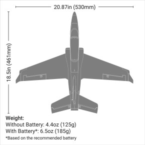 UMX Viper 30mm EDF Jet BNF Basic with AS3X and SAFE Select