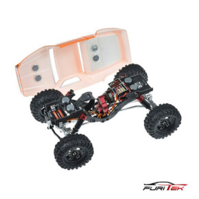 Cayman Pro V2 4X4 1/18 mit TX/RX orange