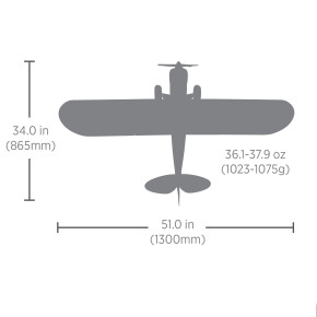 Carbon Cub S 2 1.3m Cleetus McFarland Special Edition BNF Basic