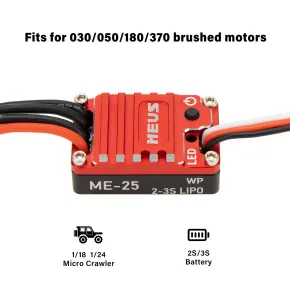 MEUS Racing ME25 V2 Brushed-Mini-ESC