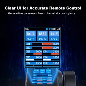 MEUS Racing ME-8B RC Fernsteuerung 8CH 2.4GHz & M-08A Receiver