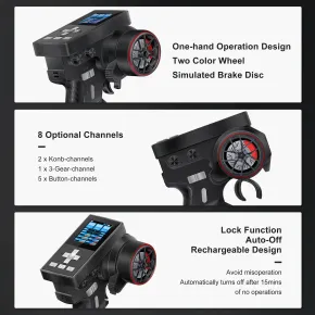 MEUS Racing ME-8B RC Fernsteuerung 8CH 2.4GHz & M-08A Receiver