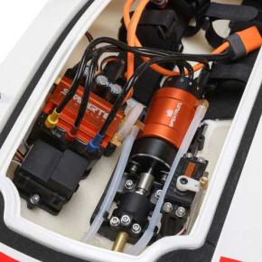 Proboat Impulse 32" Brushless Deep-V RTR White/Red