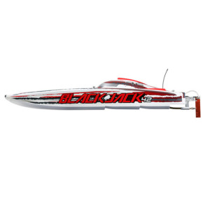 Blackjack 42" 8S Brushless Catamaran RTR: White/Red