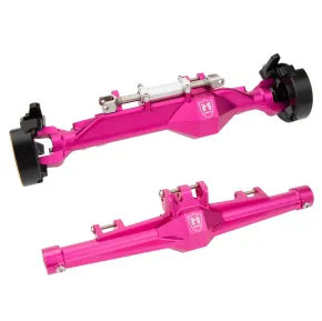 MEUS Racing Metal H10 Optic Vorder- und Hinterachsgehäuse Pink